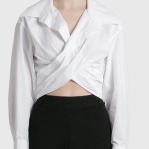 Alexander wang wrap cotton shirt